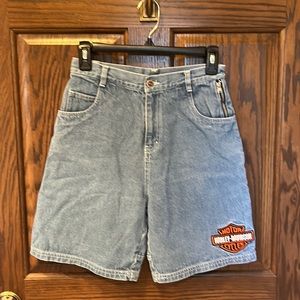 Harley Davidson Jean Shorts